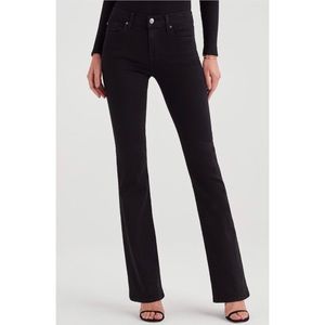 7 For All Mankind Black Bootcut Denim